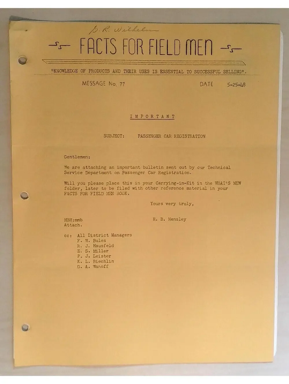 1948 Pure Oil Company 